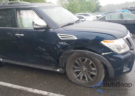 2017 Nissan Armada Platinum z USA, uszkodzony, nr VIN JN8AY2NC9H9512752